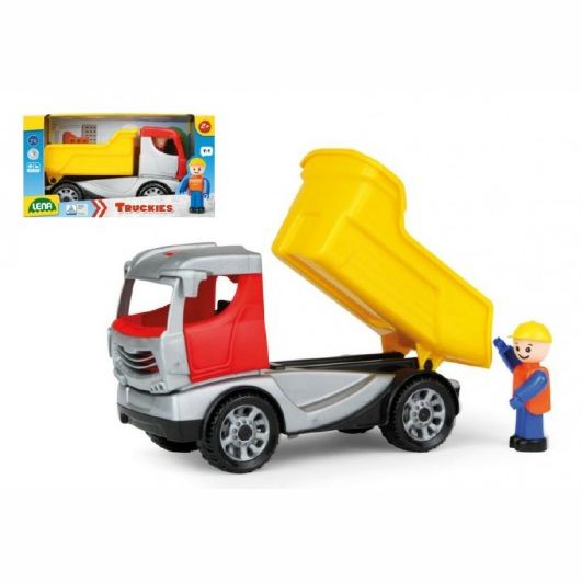 Auto Truckies sklápěč plast 22cm s figurkou v krabici 24m+ 