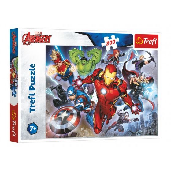 Puzzle Disney Avengers 200 dílků 48x34cm v krabici 33x23x4cm 