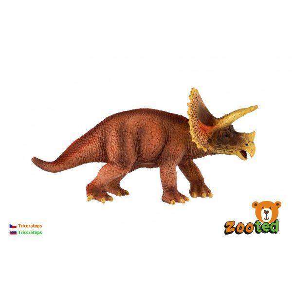 Triceratops zooted plast 20cm 
