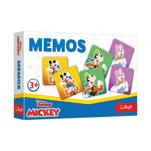 Pexeso papírové Mickey Mouse společenská hra 30 kusů 