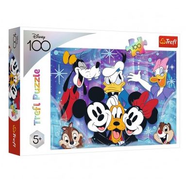 Puzzle Ve světě Disney je zábava 100 dílků 41x27,5 cm 
