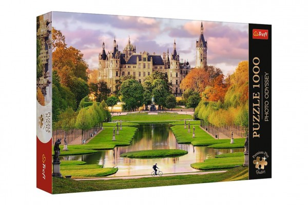 Puzzle Premium Plus - Photo Odyssey: Zámek Schwerin, Německo