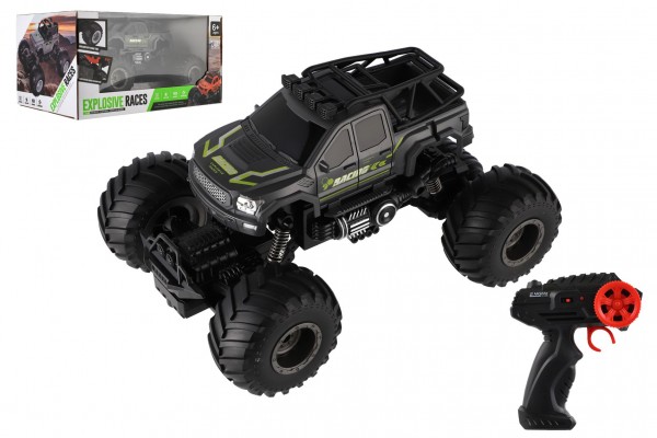 Auto RC pick up Off road terénní 23 cm 2,4GHZ šedé