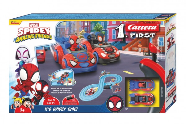 Autodráha Carrera First Spidey a jeho úžasní přátelé +2 auta 